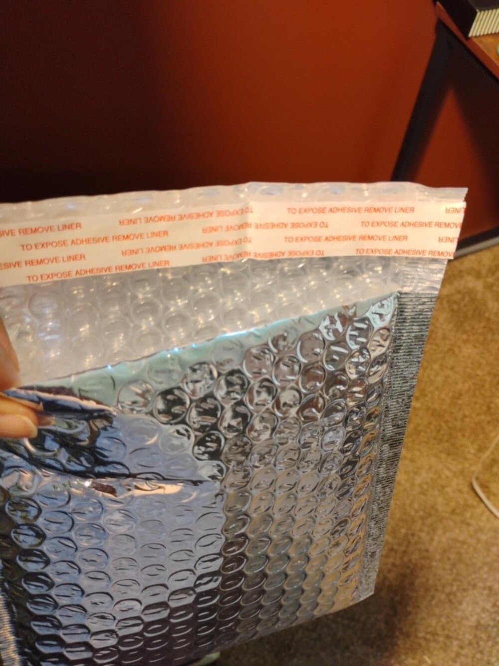 NEW 100 Pacron 6x7 Silver Thermal Bubble Mailers Self Seal Made USA - Picture 2 of 5